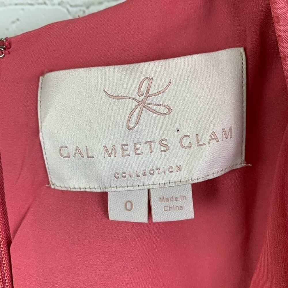 GAL Meets Glam Dried Rose Angelica Pleated Dress Size 0 - Picture 6 of 9